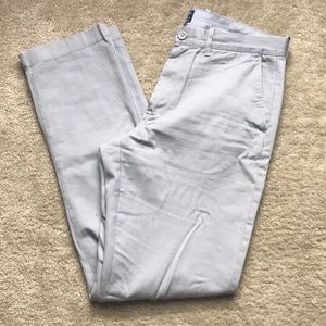 Men’s gray chino pant. J Crew
